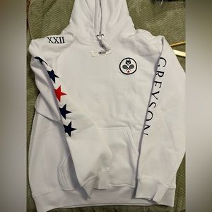 GREYSON CLOTHIERS Artic Patriot Wolf Racquet Hoodie